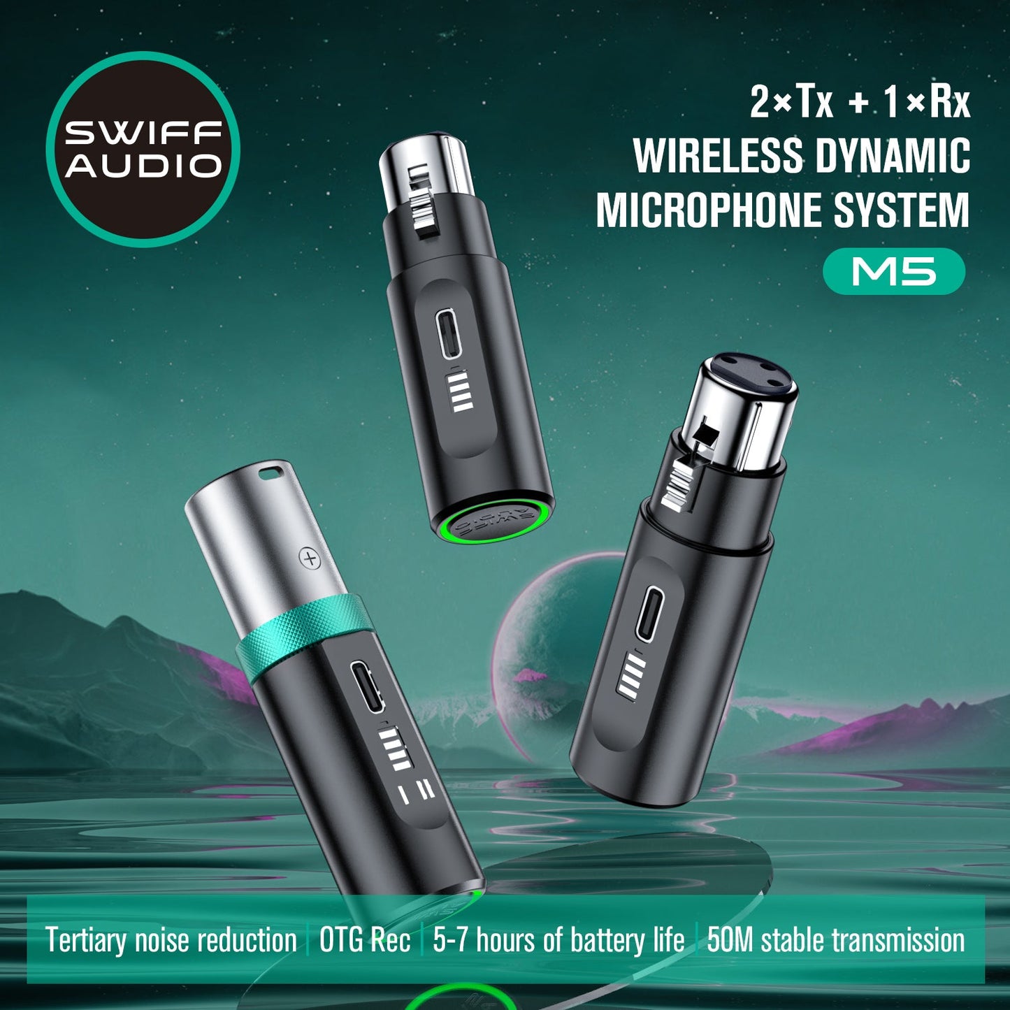 Swiff Audio M5 Wireless Microphone System