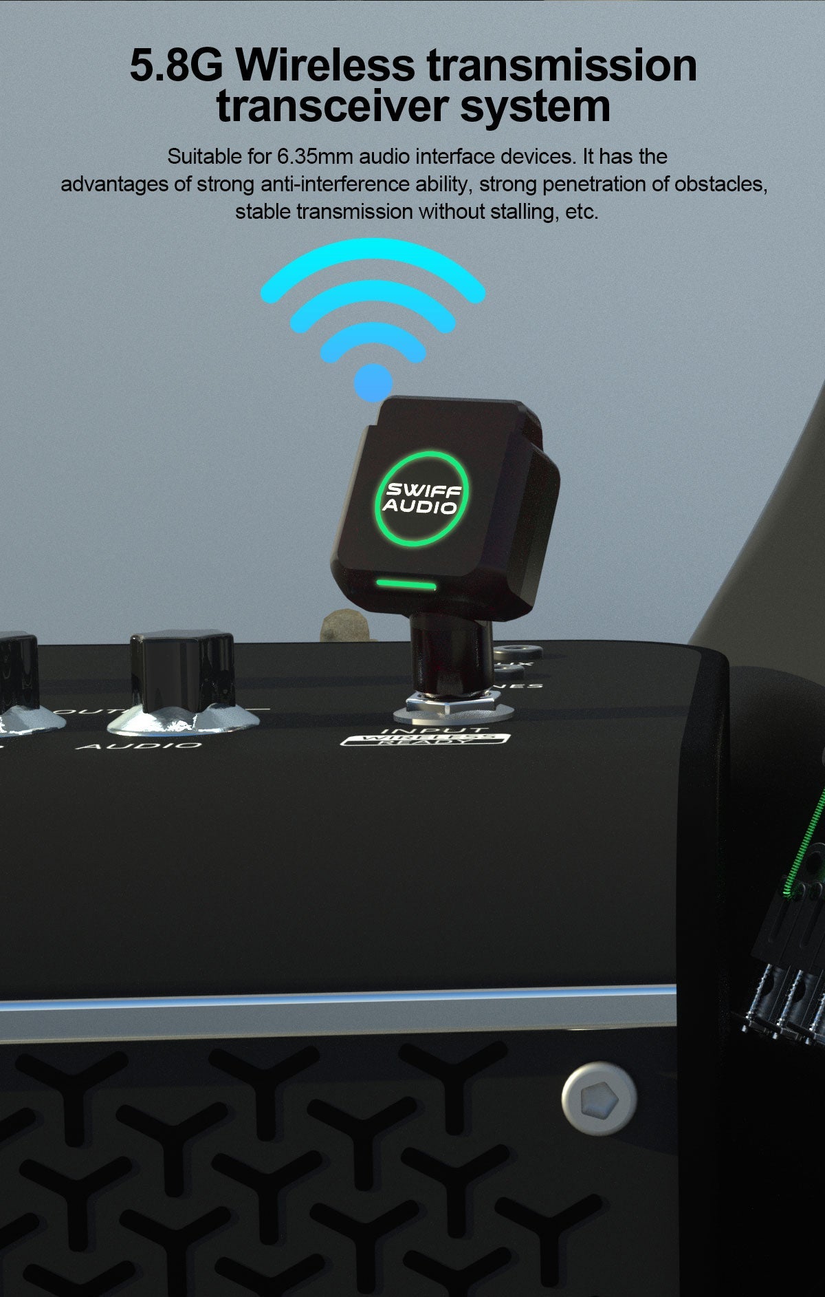 Swiff Audio WX-503 5.8GHz Guitar Wireless System