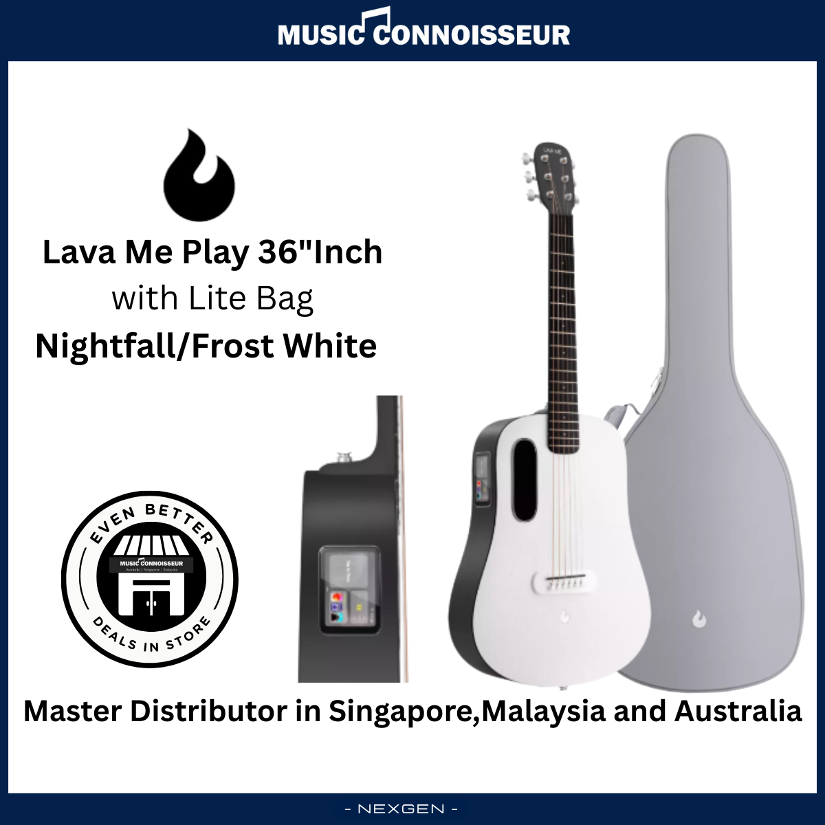 LAVA ME Play with Lite Bag (Nightfall/Frost White) – Music