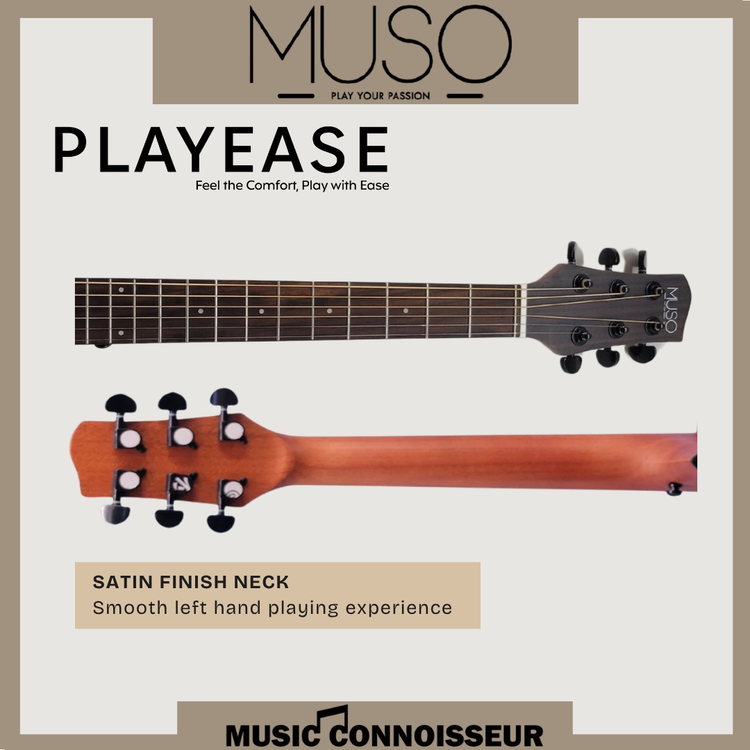 MUSO Allegro 36" Acoustic Guitar w/ Pickup (Natural)