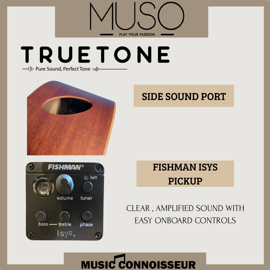 MUSO Allegro 40" Acoustic Guitar w/ Pickup (Natural)