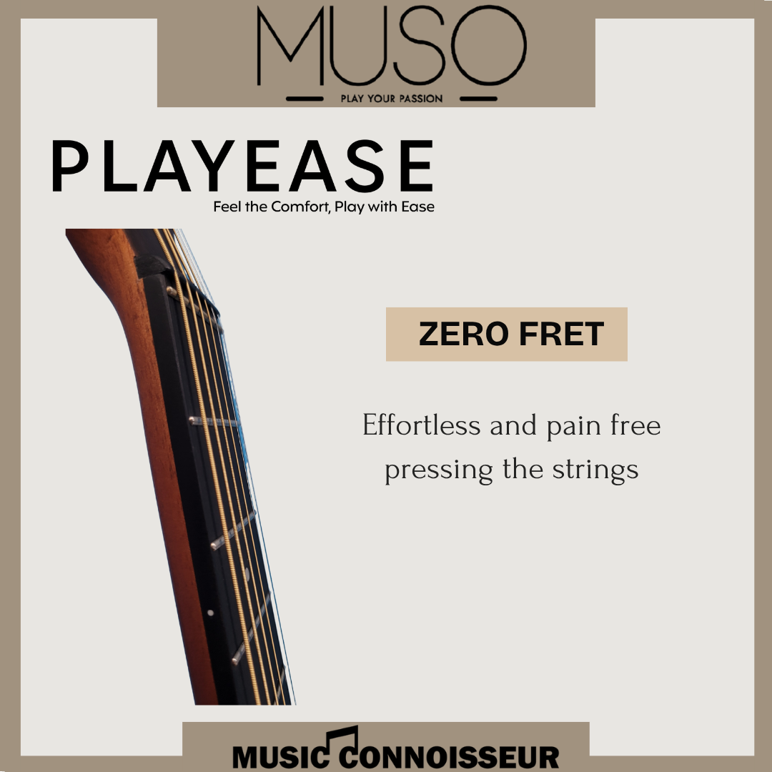 MUSO Allegro 40" Acoustic Guitar w/ Pickup (Natural)