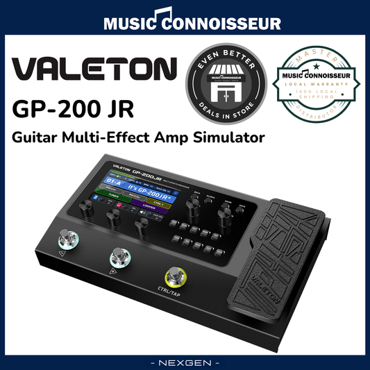 Valeton GP-200JR Guitar Multi-Effect Amp Simulator (Black)