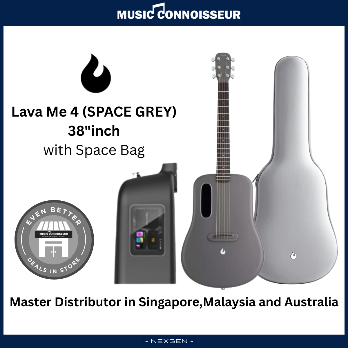 LAVA ME 4 Carbon 38" with Space Bag (Space Grey)
