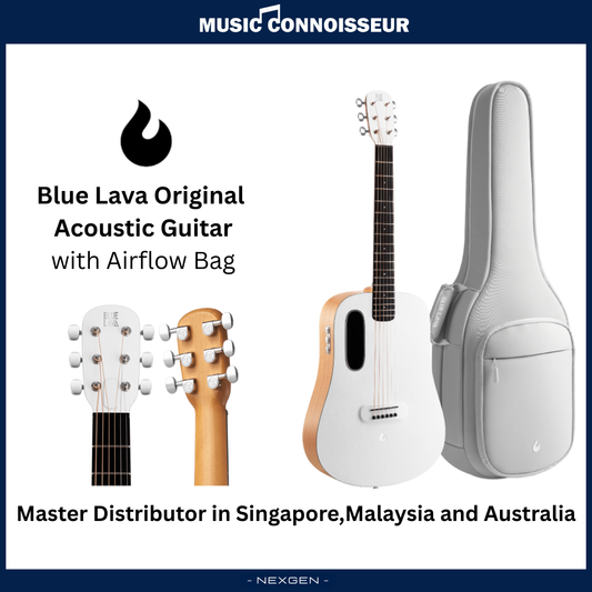 Blue Lava Original Acoustic Guitar(Walnut / Frost White)