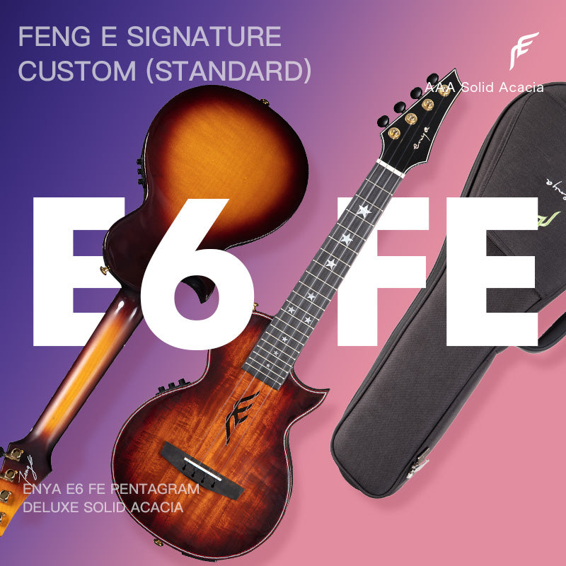 ENYA E6 FE Solid Acacia Ukulele