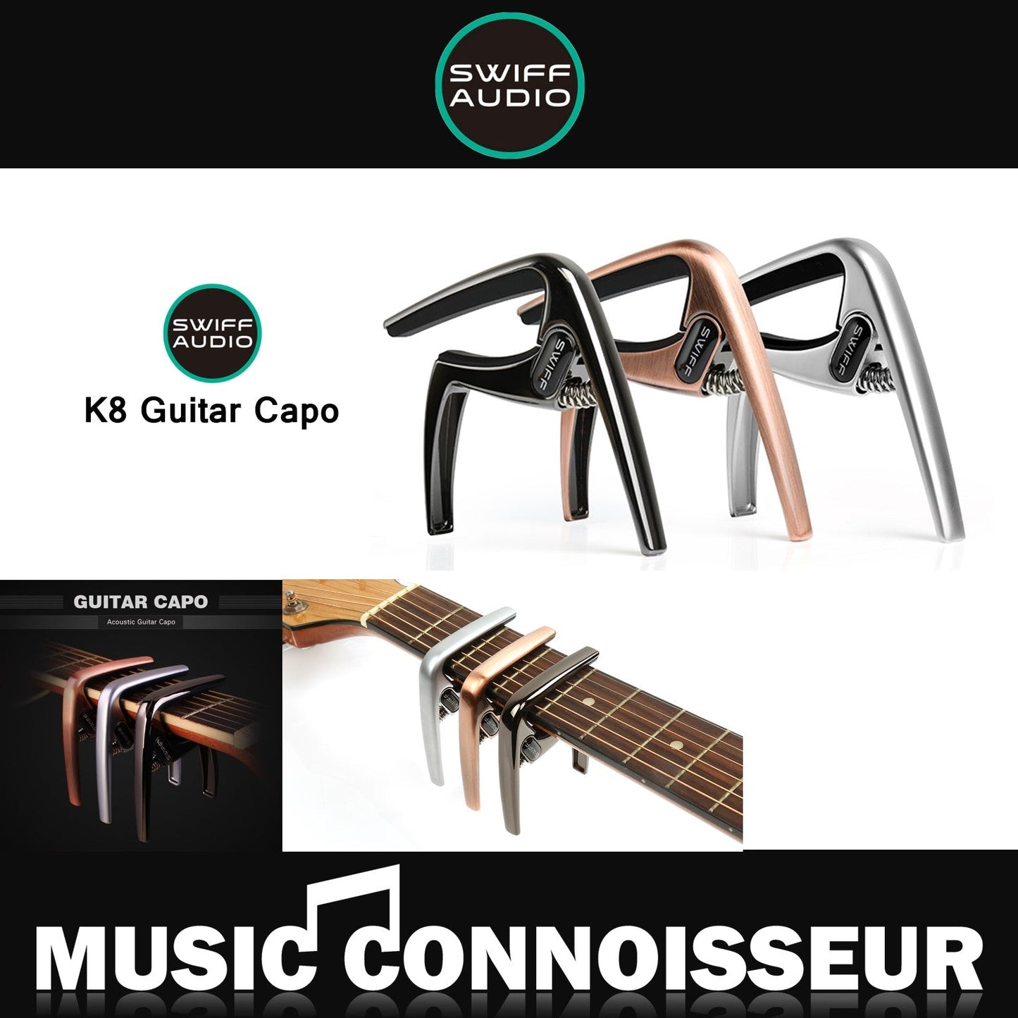 Swiff Audio K8 Guitar Capo