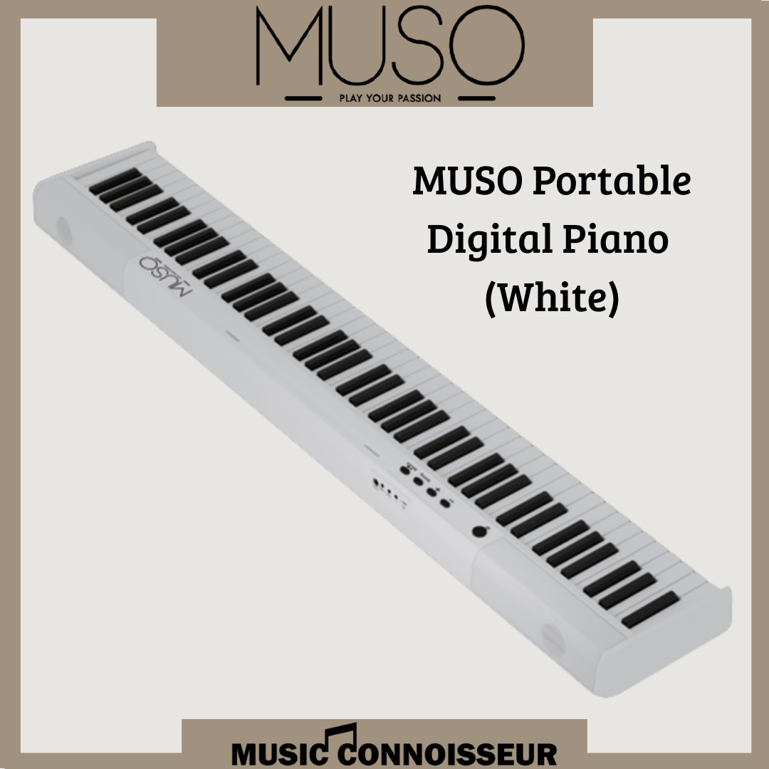 MUSO Portable Digital Piano (White)