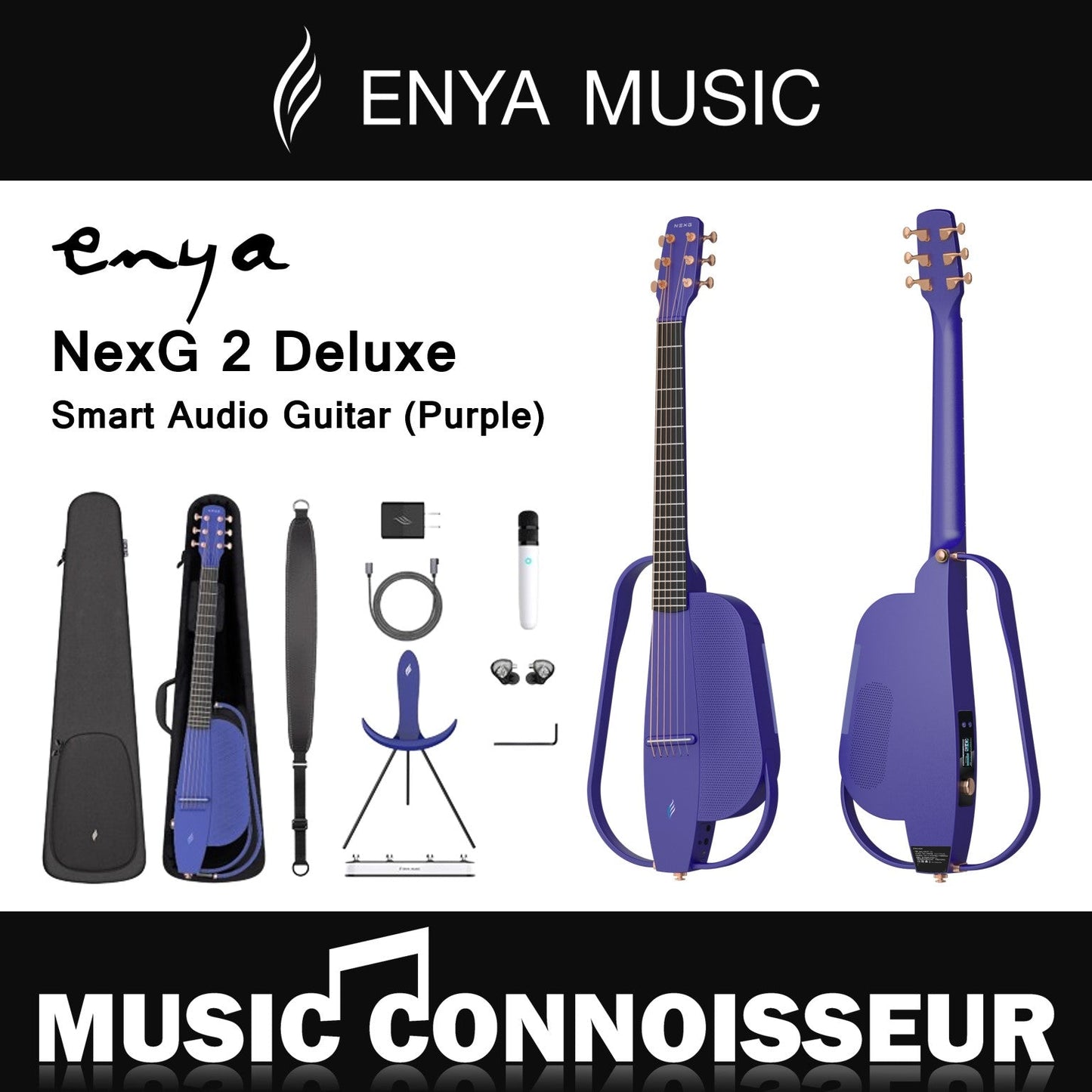 ENYA NEXG 2 Carbon Fiber Guitar Purple (Deluxe)