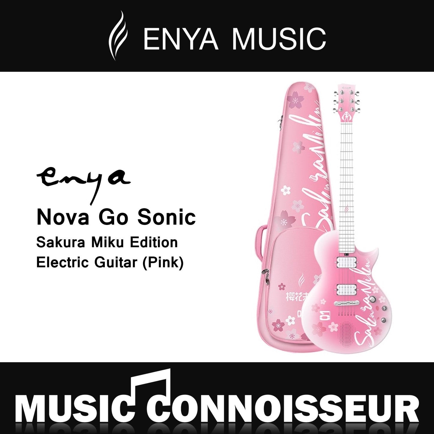 ENYA NOVA GO Sonic Sakura Miku Edition Electric Guitar Pink
