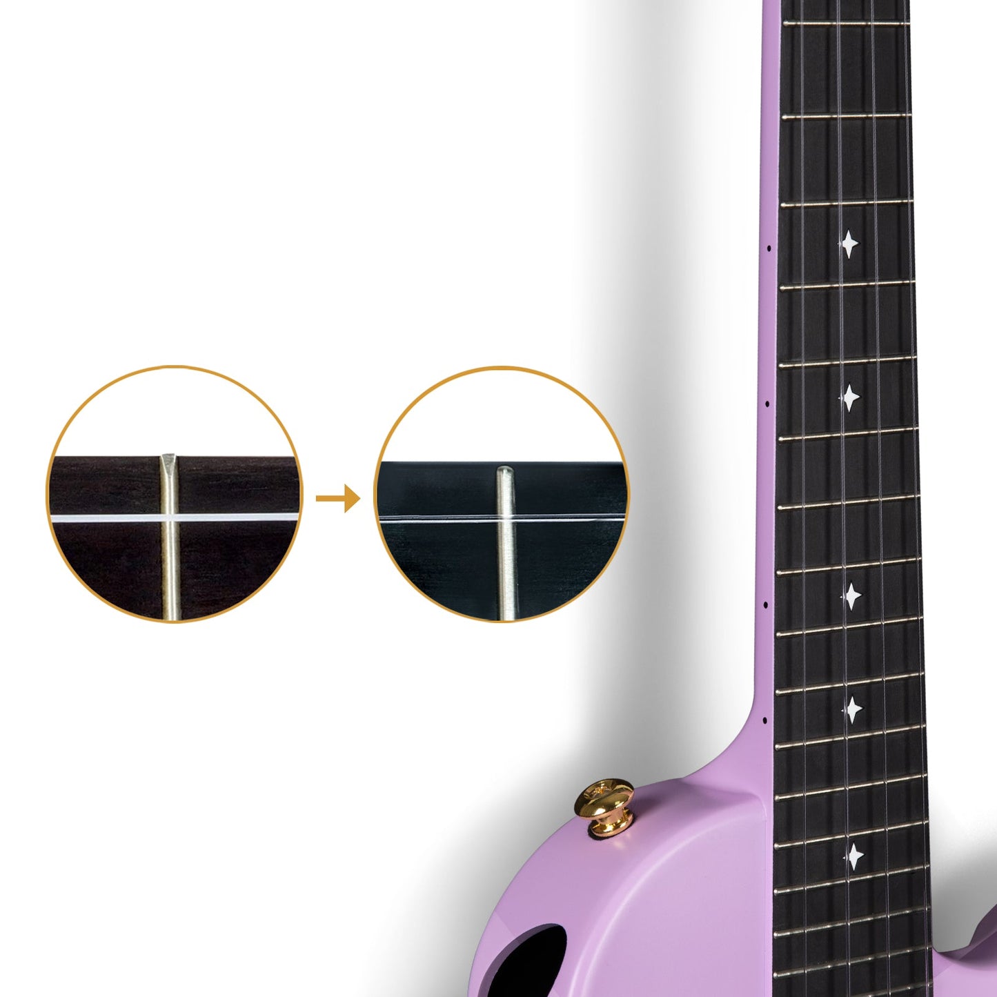 ENYA NOVA UE PRO Carbon Ukulele Purple