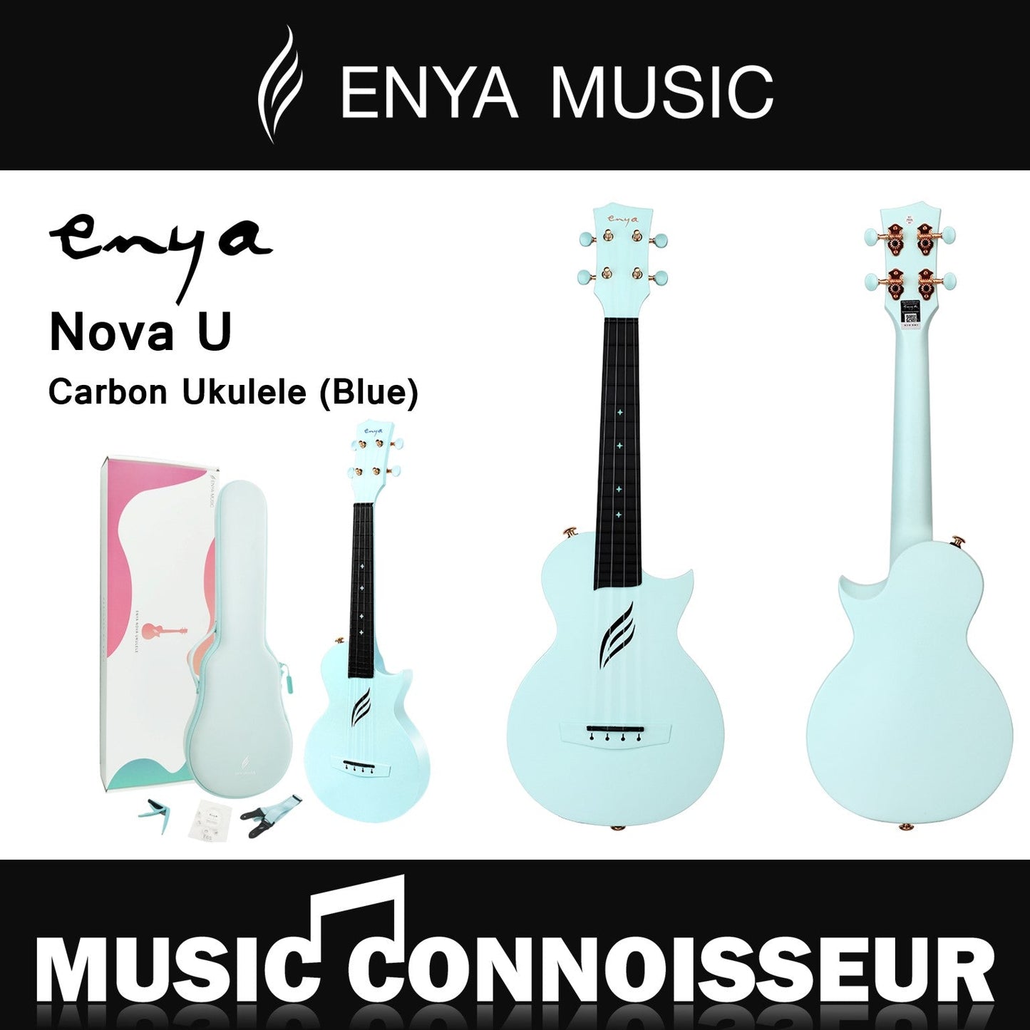 ENYA NOVA U Carbon Ukulele Blue