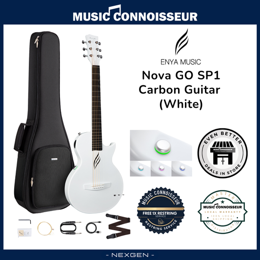 ENYA NOVA GO SP1 Carbon Guitar (White)