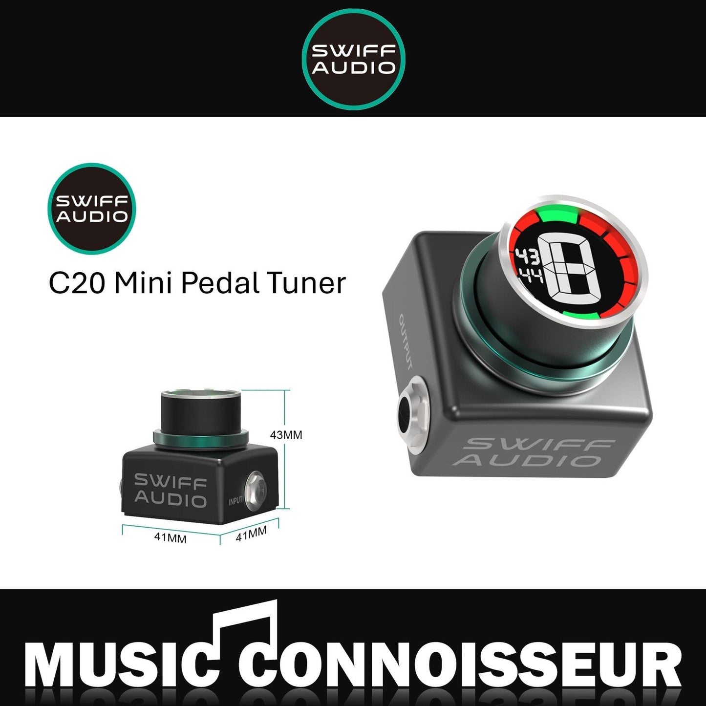 Swiff Audio C20 Mini Pedal Tuner