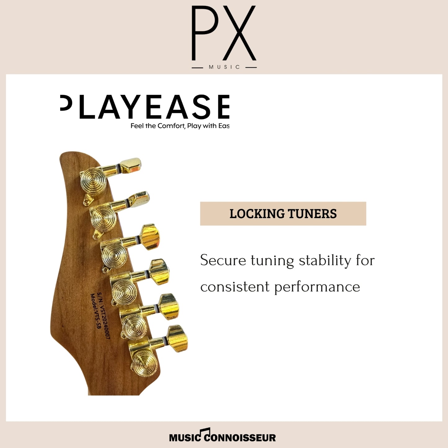 PX Virtuoso S-Style Electric Guitar (Sunburst)