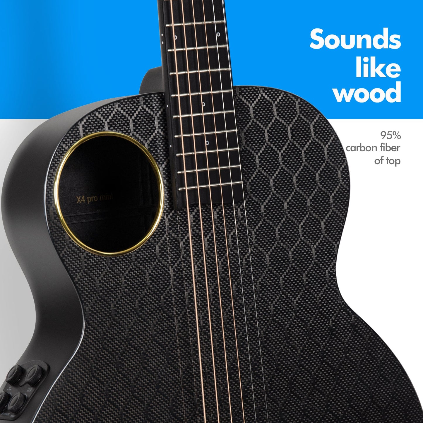 ENYA X4 PRO MINI Carbon Acoustic Guitar