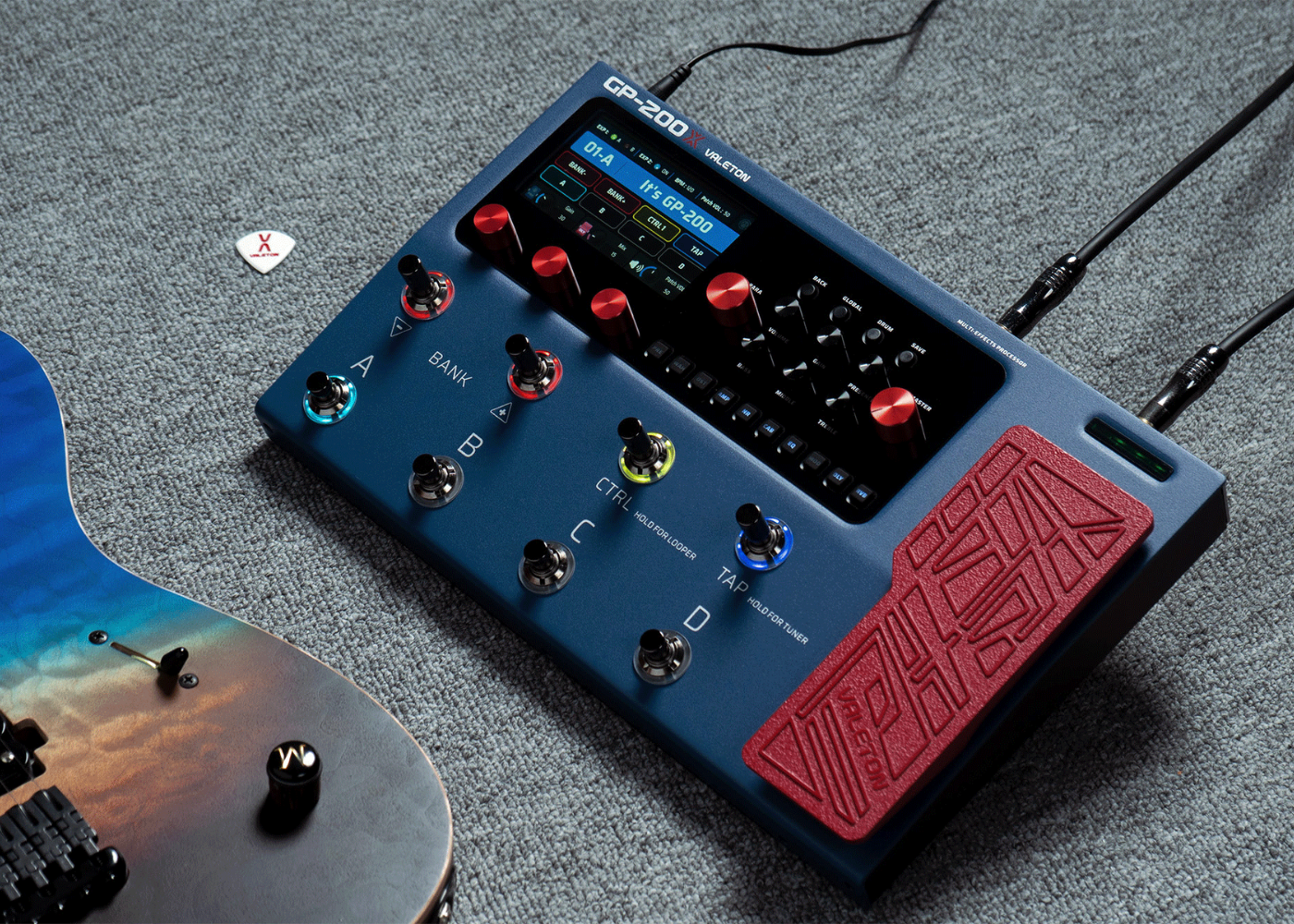 Valeton GP-200X Guitar Multi-Effect Amp Simulator