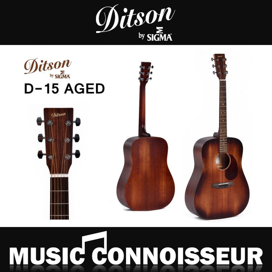 Ditson D-15-AGED Acoustic Guitar