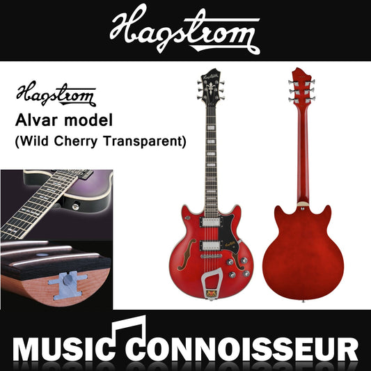 Hagstrom Alvar Electric Guitar (Wild Cherry Transparent)