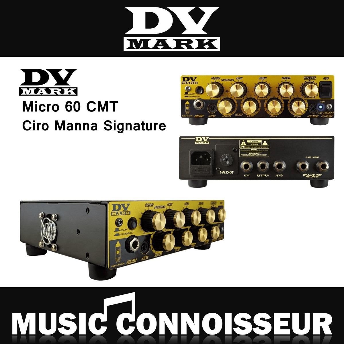 DV Mark Micro 60 CMT Ciro Manna Signature Amp Head
