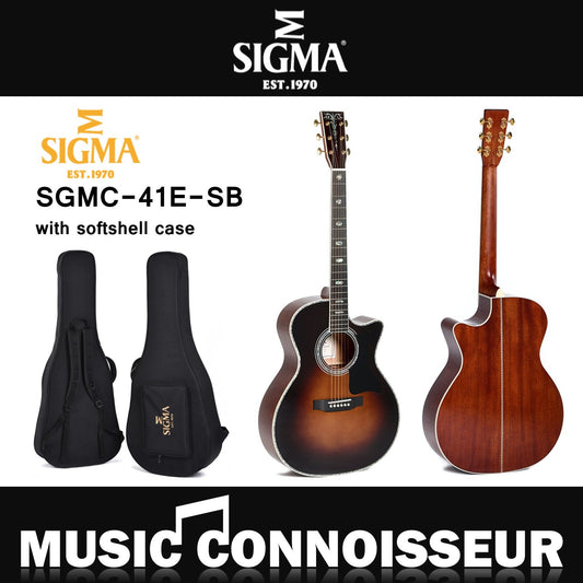 Sigma SGMC-41E-SB Limited Edition Acoustic Guitar W/CASE