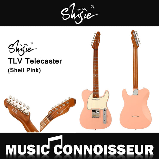 Shijie TLV Telecaster Electric Guitar (Shell Pink)