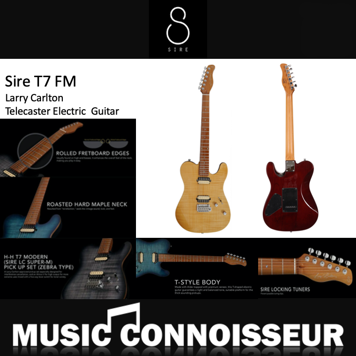 Sire T7 FM Larry Carlton Electric Guitar (Natural)