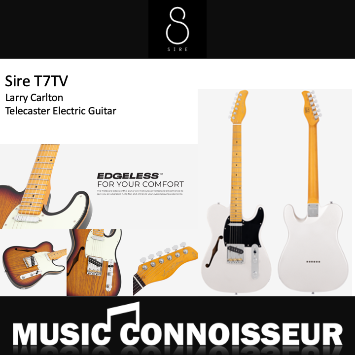 Sire Larry Carlton T7TV Electric Guitar (Silver)