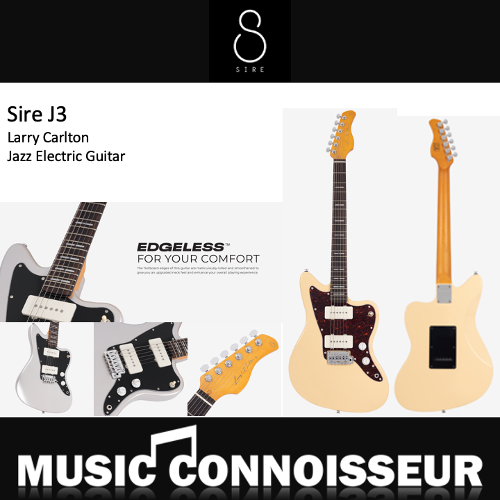 Sire Larry Carlton J3 Electric Guitar (Vintage White)