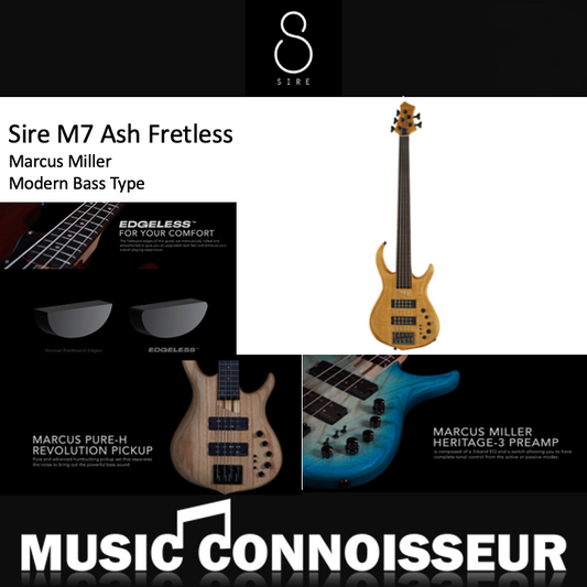 Sire Marcus Miller M7 Ash Fretless 5 Strings Bass (Natural)