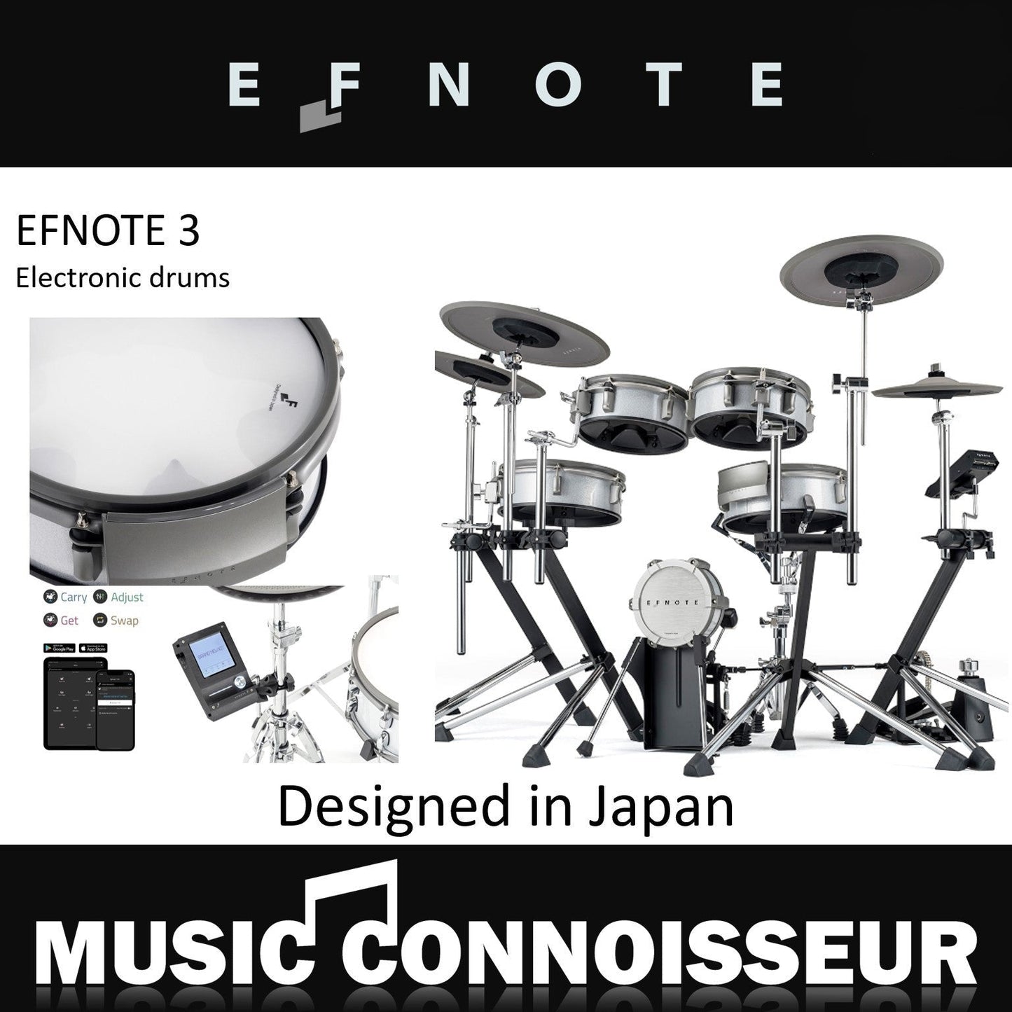 EFNOTE 3 Electronic Drum Kit