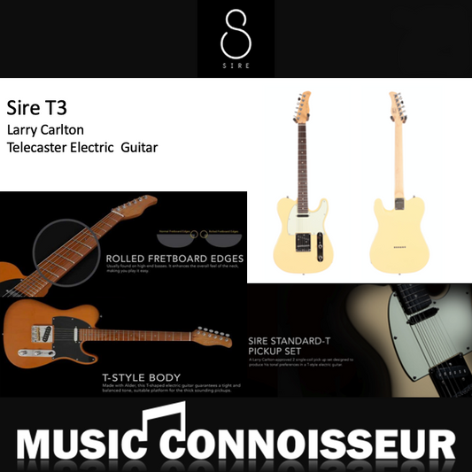 Sire T3 Larry Carlton Electric Guitar (Vintage White)