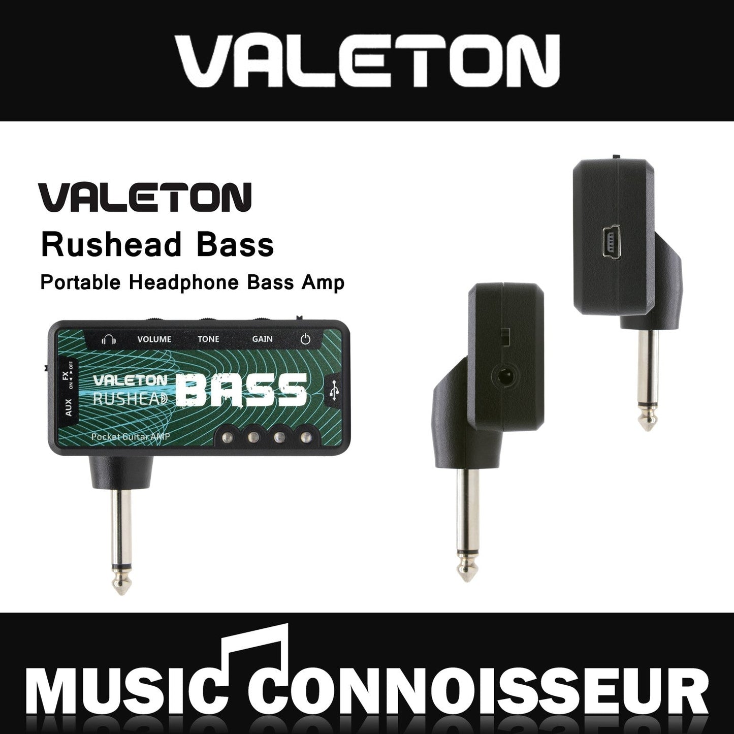 Valeton Rushead Bass Guitar Headphone Amp