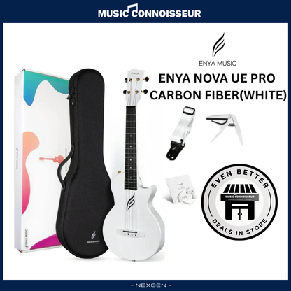 ENYA NOVA UE PRO Carbon Ukulele (White)