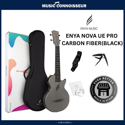 ENYA NOVA UE PRO Carbon Ukulele (Black)
