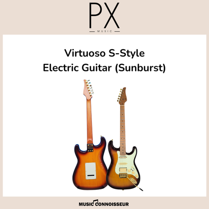 PX Virtuoso S-Style Electric Guitar (Sunburst)