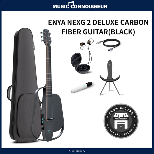 ENYA NEXG 2 Deluxe Carbon Fiber Guitar (Black)