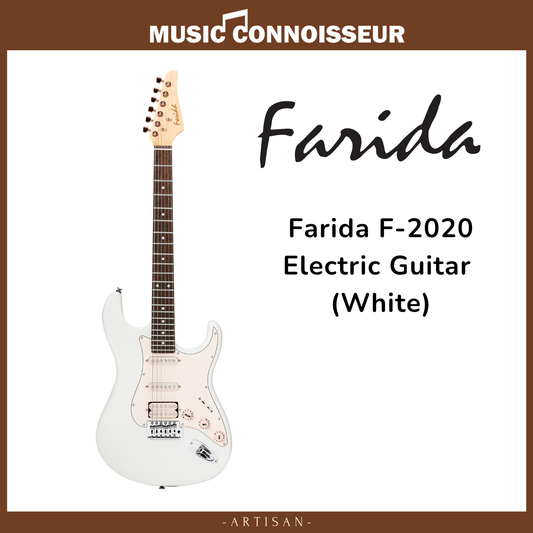 Farida F-2020 Electric Guitar (White)
