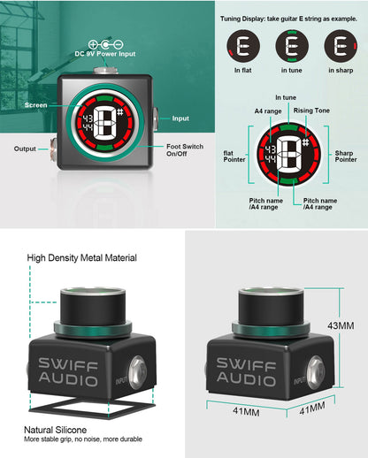Swiff Audio C20 Mini Pedal Tuner