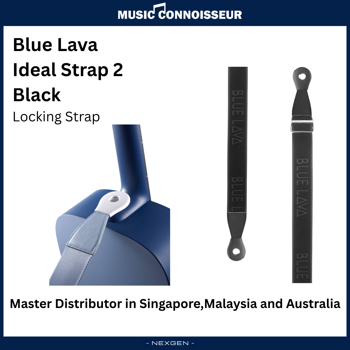 Blue Lava Ideal Strap 2 (Black)
