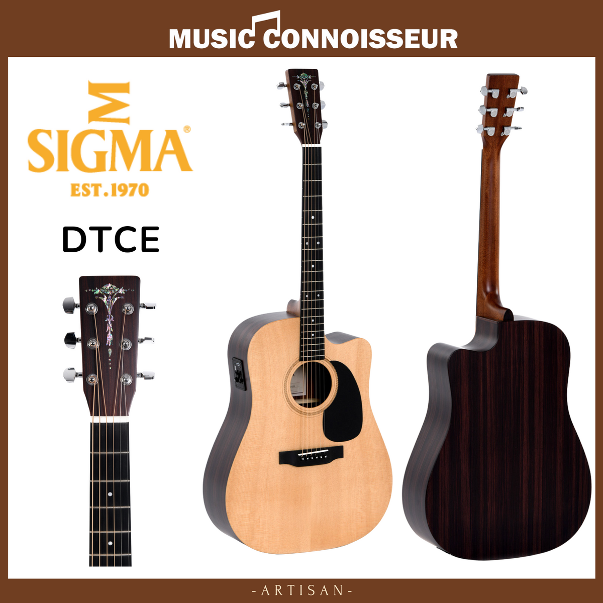 Sigma DTCE Acoustic Guitar – Music Connoisseur (M) Sdn Bhd