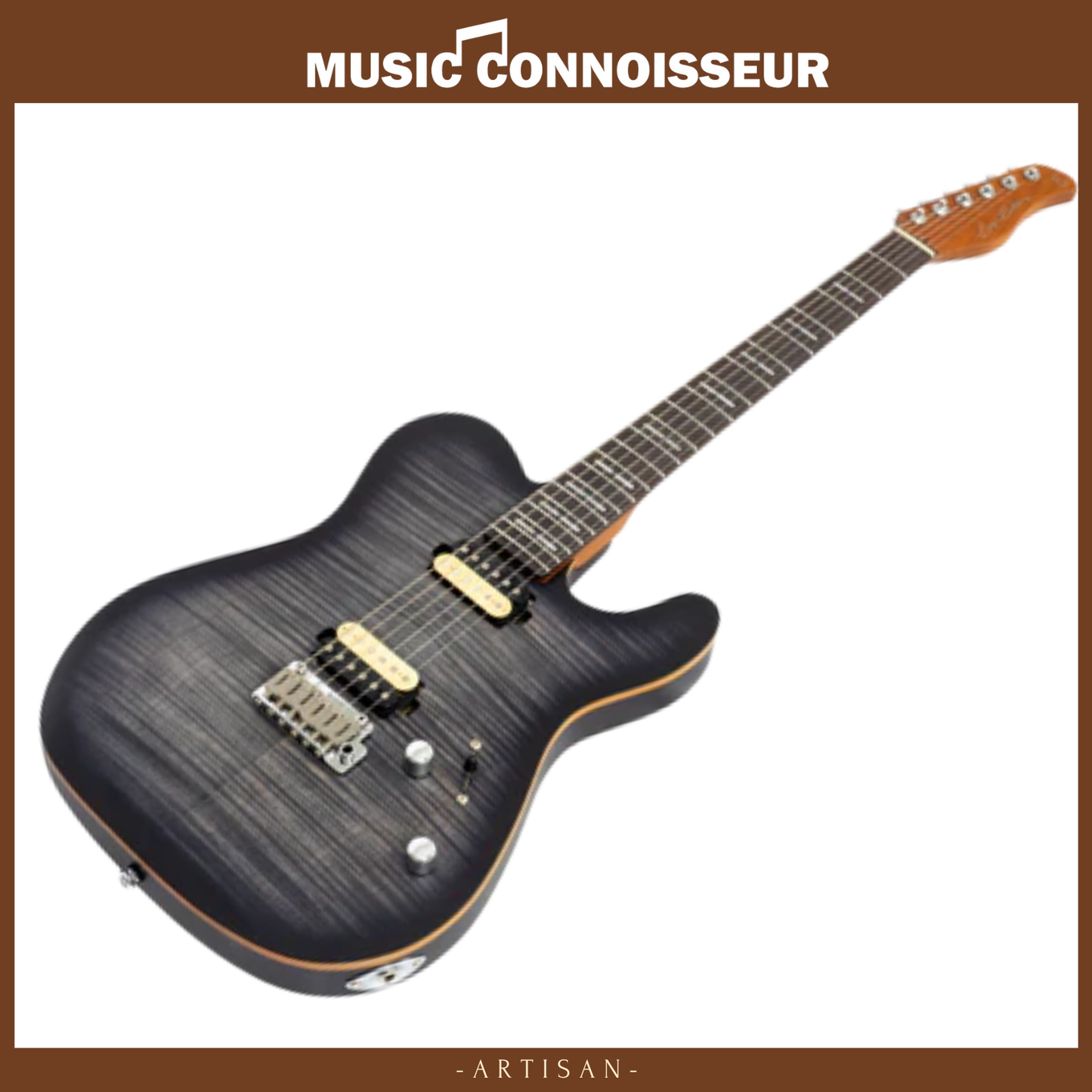 Sire Larry Carlton T7 FM Electric Guitar (New Gen - Transparent Black Satin)