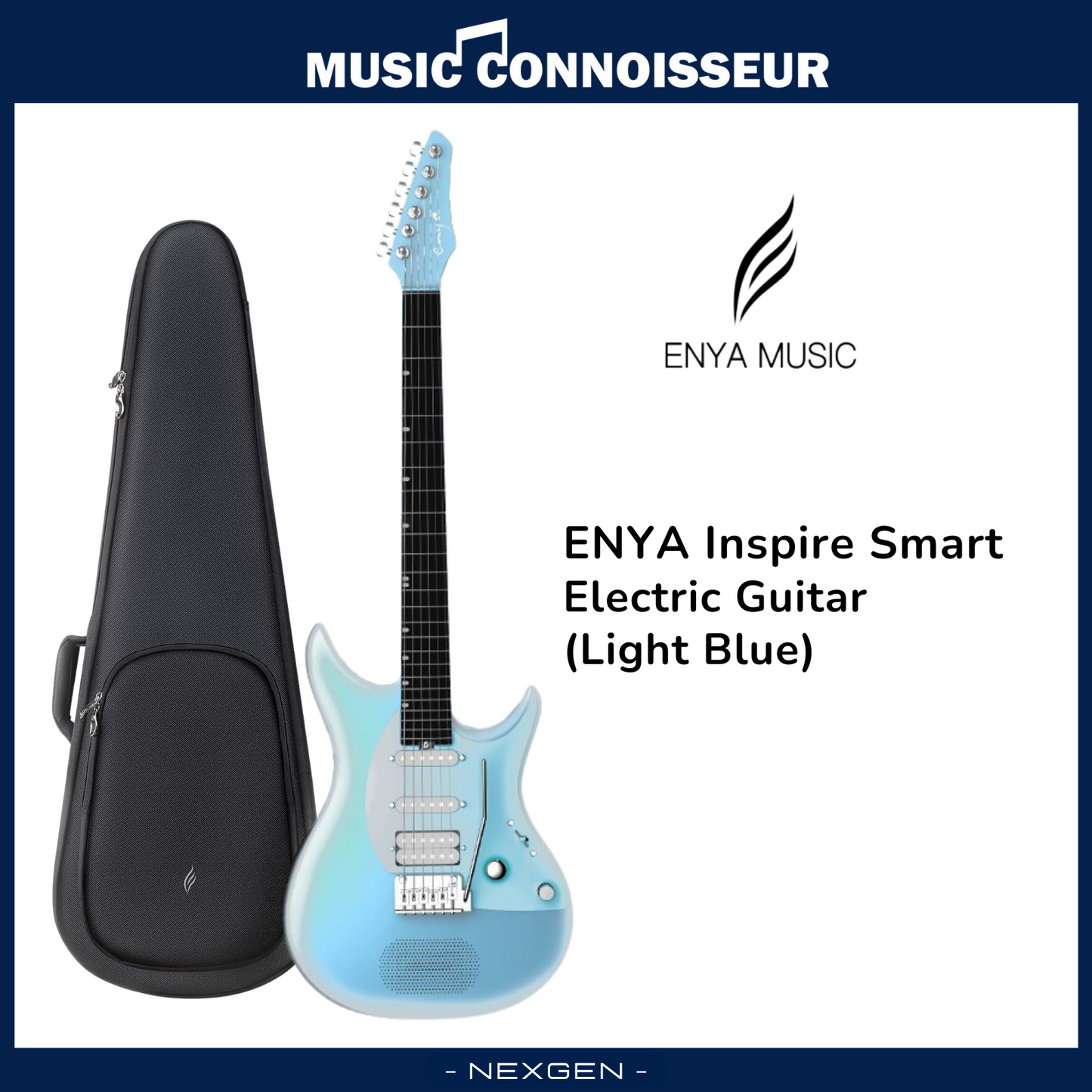 ENYA Inspire Smart Electric Guitar (Light Blue)