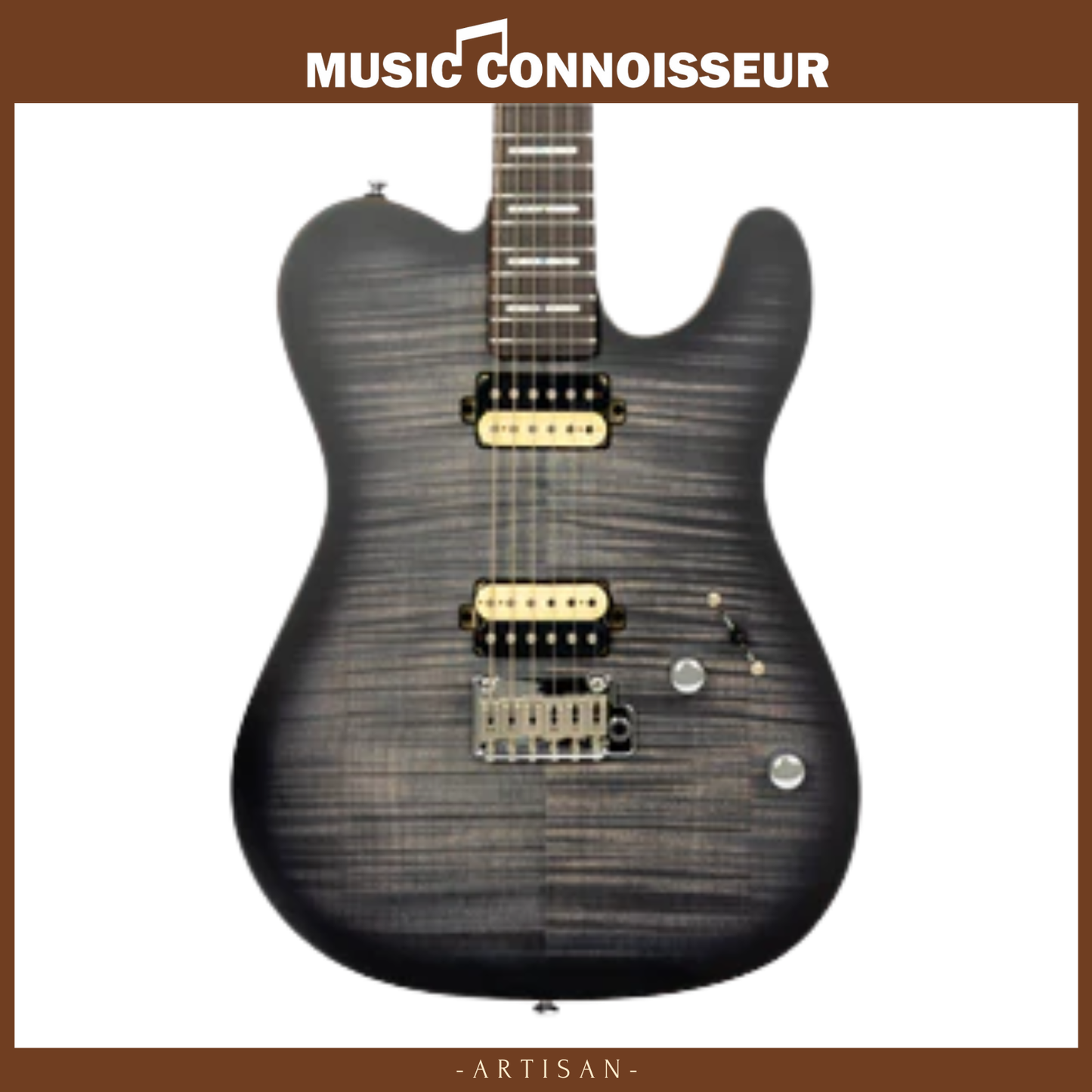 Sire Larry Carlton T7 FM Electric Guitar (New Gen - Transparent Black Satin)