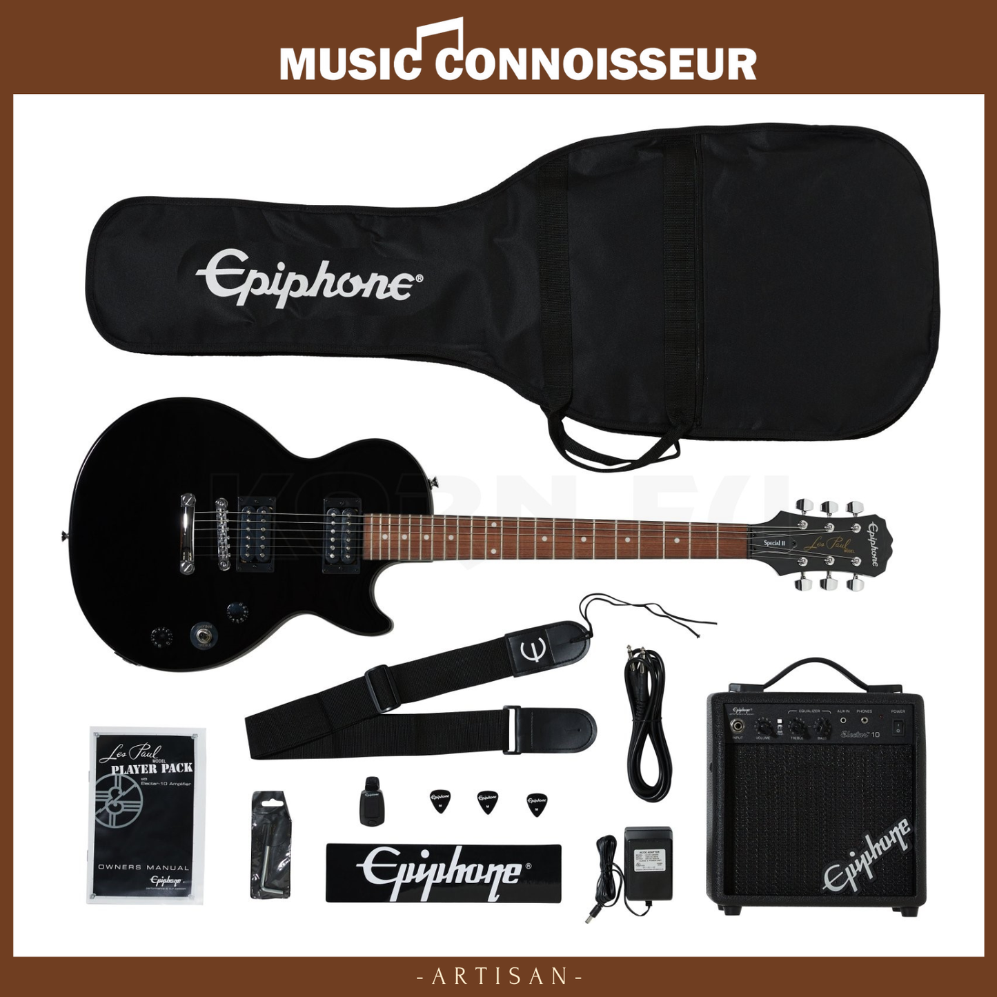 Epiphone Les Paul Player Pack (Ebony)