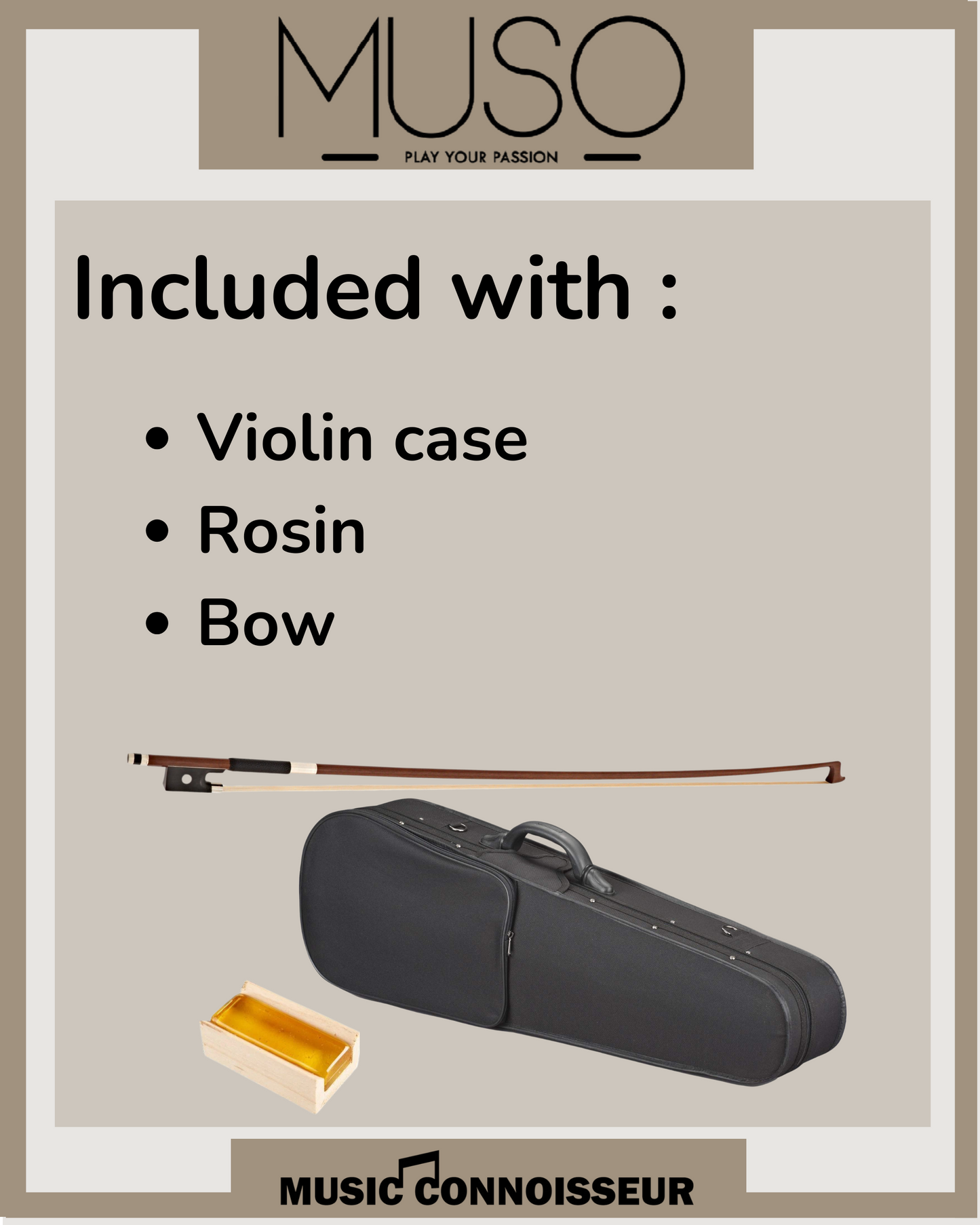 MUSO Allegro 4/4 Acoustic Violin