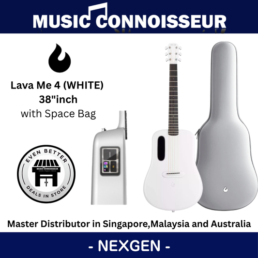 LAVA ME 4 Carbon 38" with Space Bag (White)
