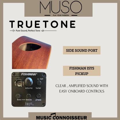 MUSO Allegro 36" Acoustic Guitar w/ Pickup (Natural)