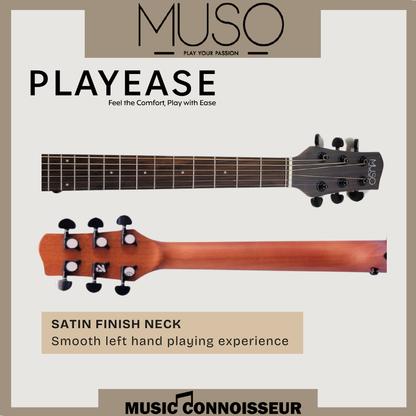 MUSO Allegro 40" Acoustic Guitar w/ Pickup (Natural)