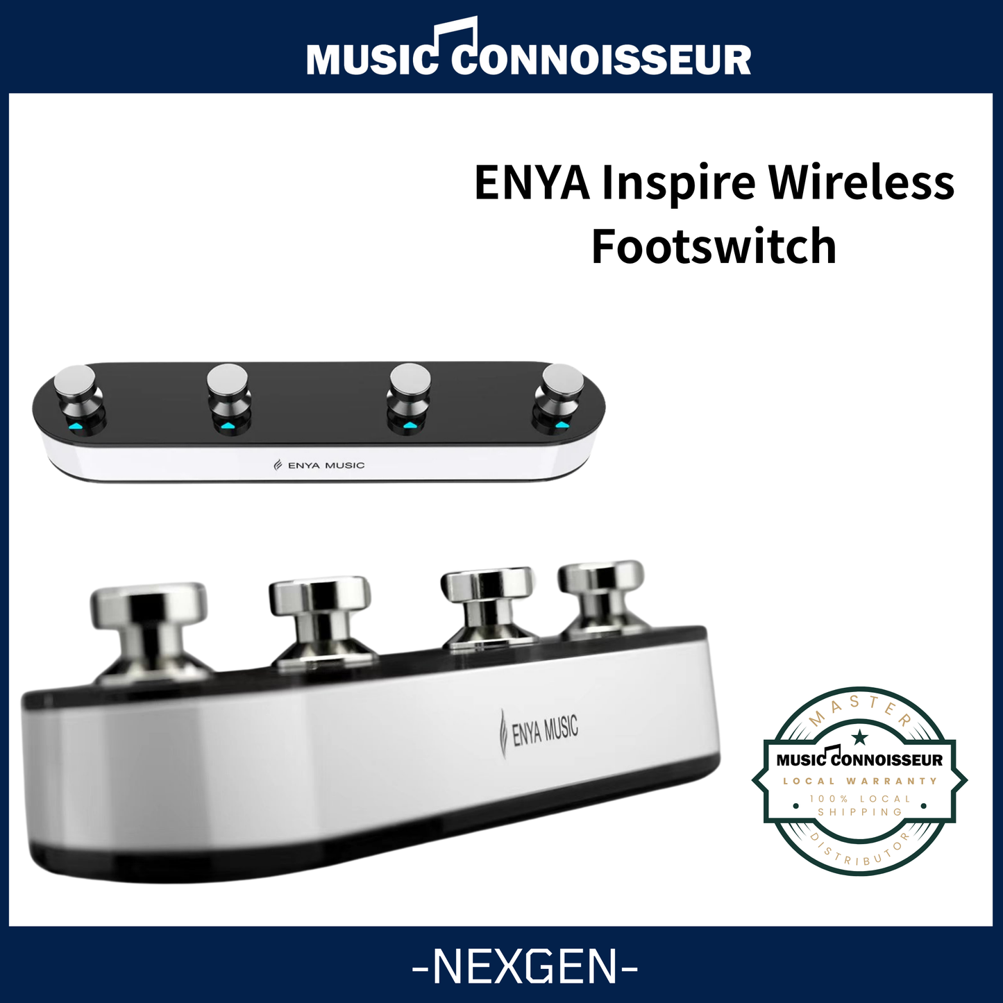 ENYA Inspire Wireless Footswitch – Music Connoisseur (M) Sdn Bhd